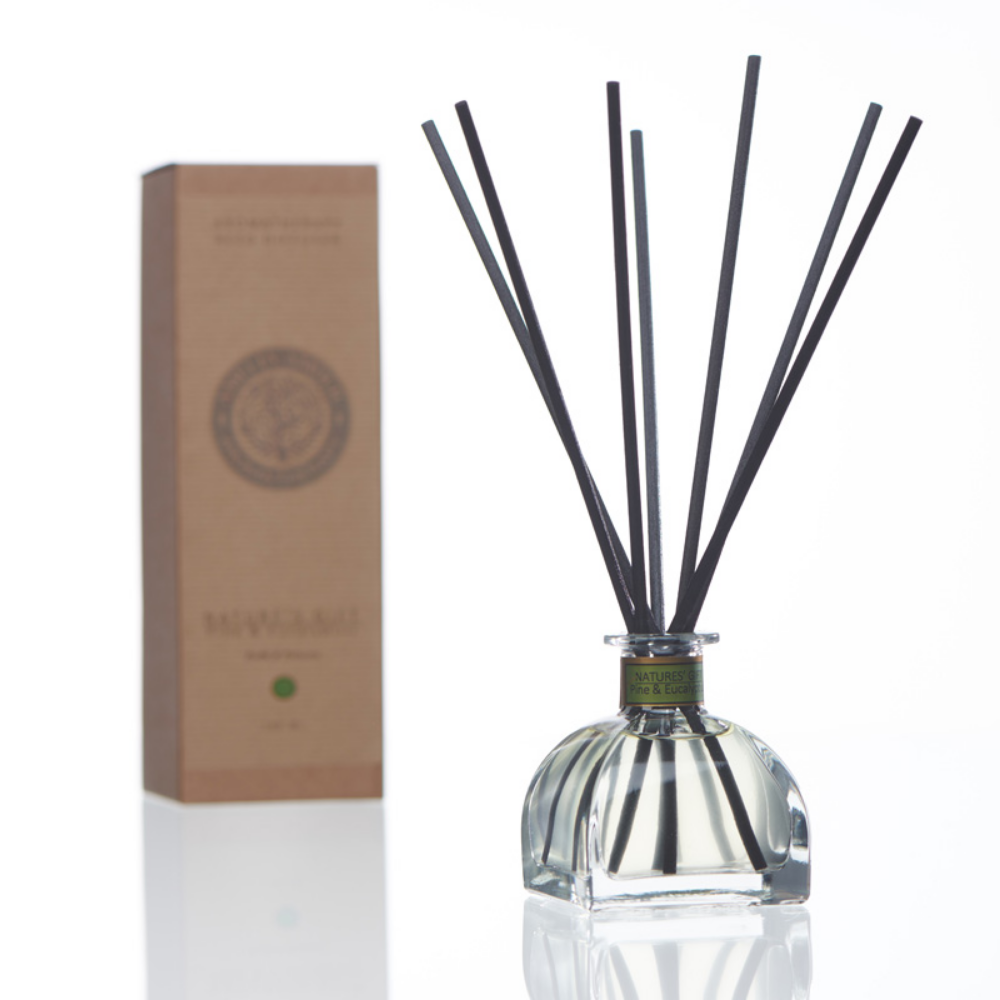 'Nature's Gift' Aromatherapy Reed Diffuser - Pine & Eucalyptus - Amelia Amour London