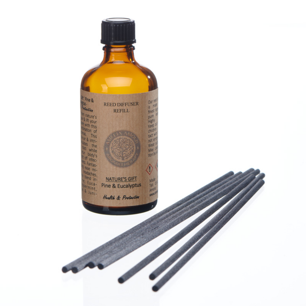 'Nature's Gift' - Pine & Eucalyptus Diffuser Refill - - Amelia Amour London