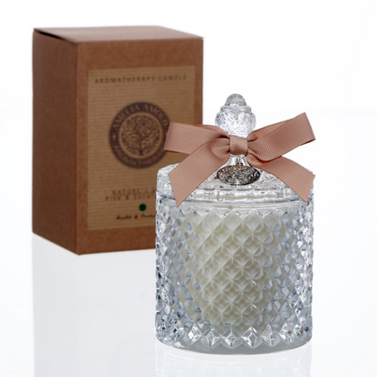 'Bewitched' Crystal Glass Aromatherapy Candle - Ylang Ylang - Amelia Amour London