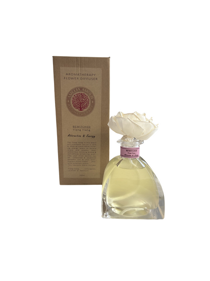 'Bewitched' Flower Reed Diffuser - Ylang Ylang - Amelia Amour London