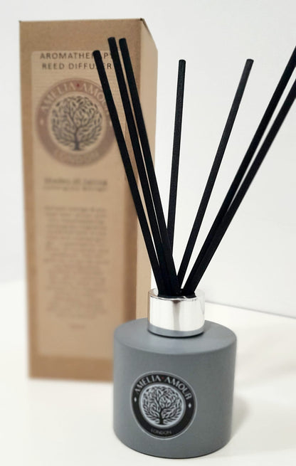 'Shades of Spring' Aromatherapy Reed Diffuser - Lemongrass - Amelia Amour London